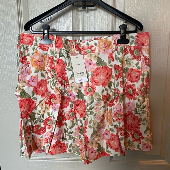 NWT Linen printed shorts. Size 14. - Picture 4 of 5
